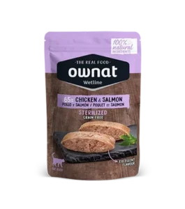 OWNAT Terrine Chat ster saumon 85g - Distribution de produits en Martinique et Guadeloupe - Alpha Caraibe