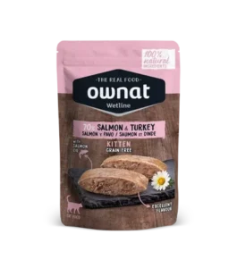OWNAT Terrine Chaton saumon/dinde 85g - Distribution de produits en Martinique et Guadeloupe - Alpha Caraibe