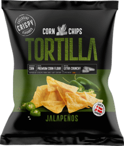 Tortilla chips Crispy piment jalapeno 150 g