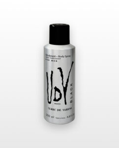UDV Déodorant Body spray For Men Black 200 ml