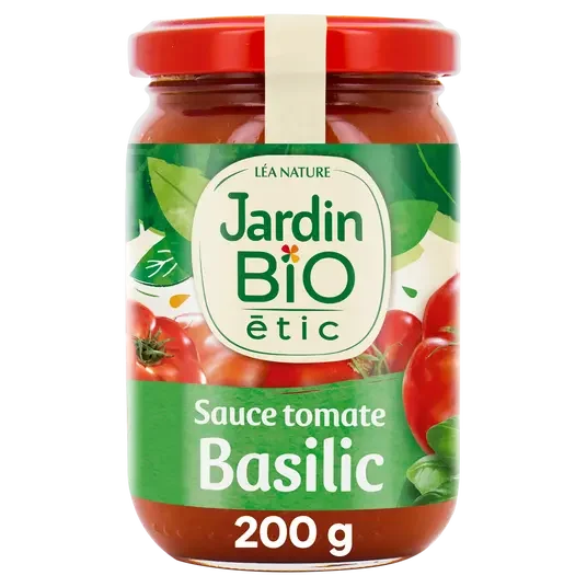 JB SAUCE TOMATE AU BASILIC 200 G (Martinique)