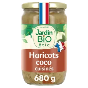 Haricots coco cuisinés