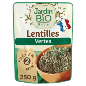 JB Lentilles vertes sachet express