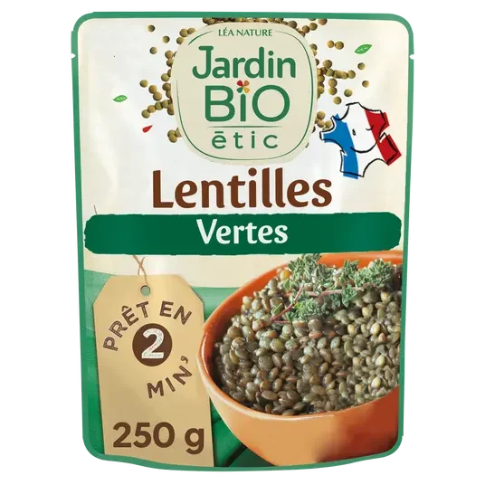 JB Lentilles vertes sachet express