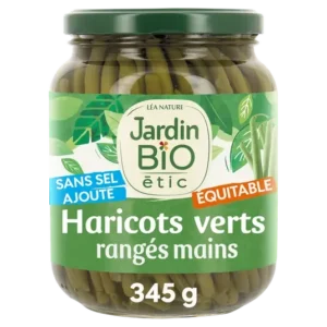 JB Haricots verts rangés main