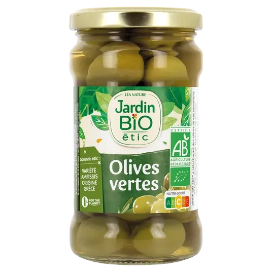 JB OLIVES VERTES - GRECE 300G