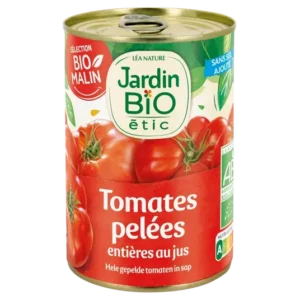 JB Tomates entières pelées au jus sans sel ajouté