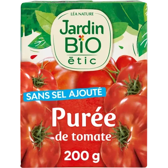 JB Purée de tomates sans sel 200g