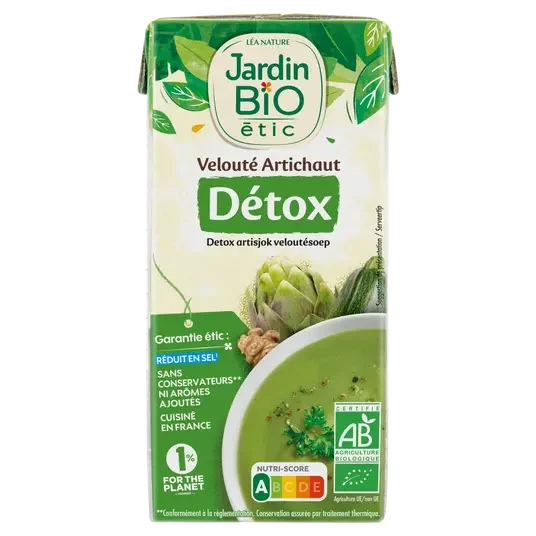 JB SOUPE VELOU ARTICHAUT DÉTOX 33CL