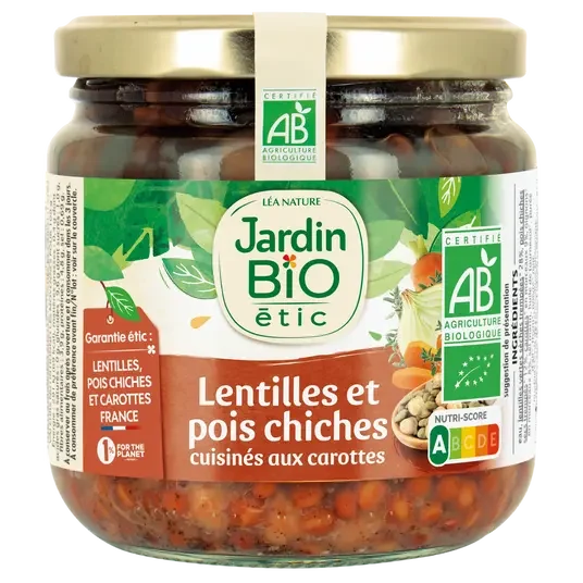 JB LENTILLES POISCHICHE CAROT 400G