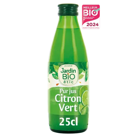 JBE Pur jus citron vert équitable 25 cl