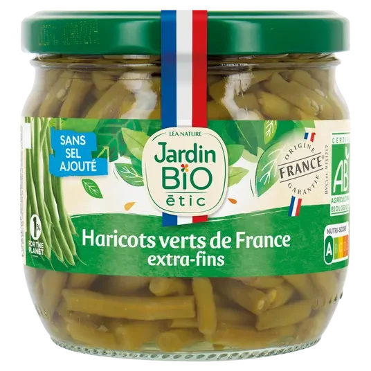 JB Haricots verts ss sel 330g