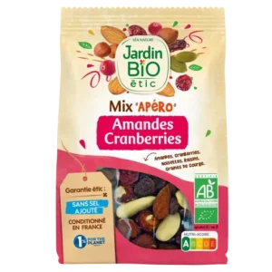 JBE Mix Amandes Cranberries 130g